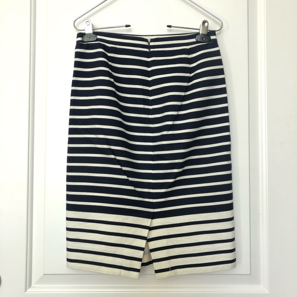 J Crew striped pencil skirt. - Picture 4 of 6